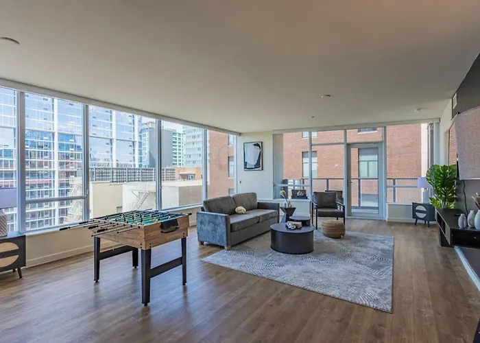 1br Modern In Dt Highrise With Gym, Parking, Pool And W-d Apartment
